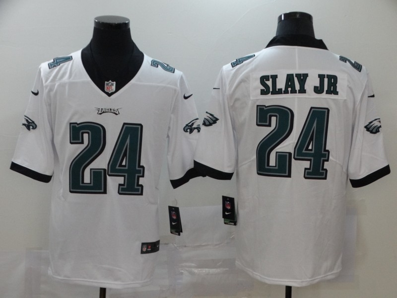 Men Philadelphia Eagles #24 Slay Jr White Nike Vapor Untouchable Stitched Limited NFL Jerseys->washington nationals->MLB Jersey